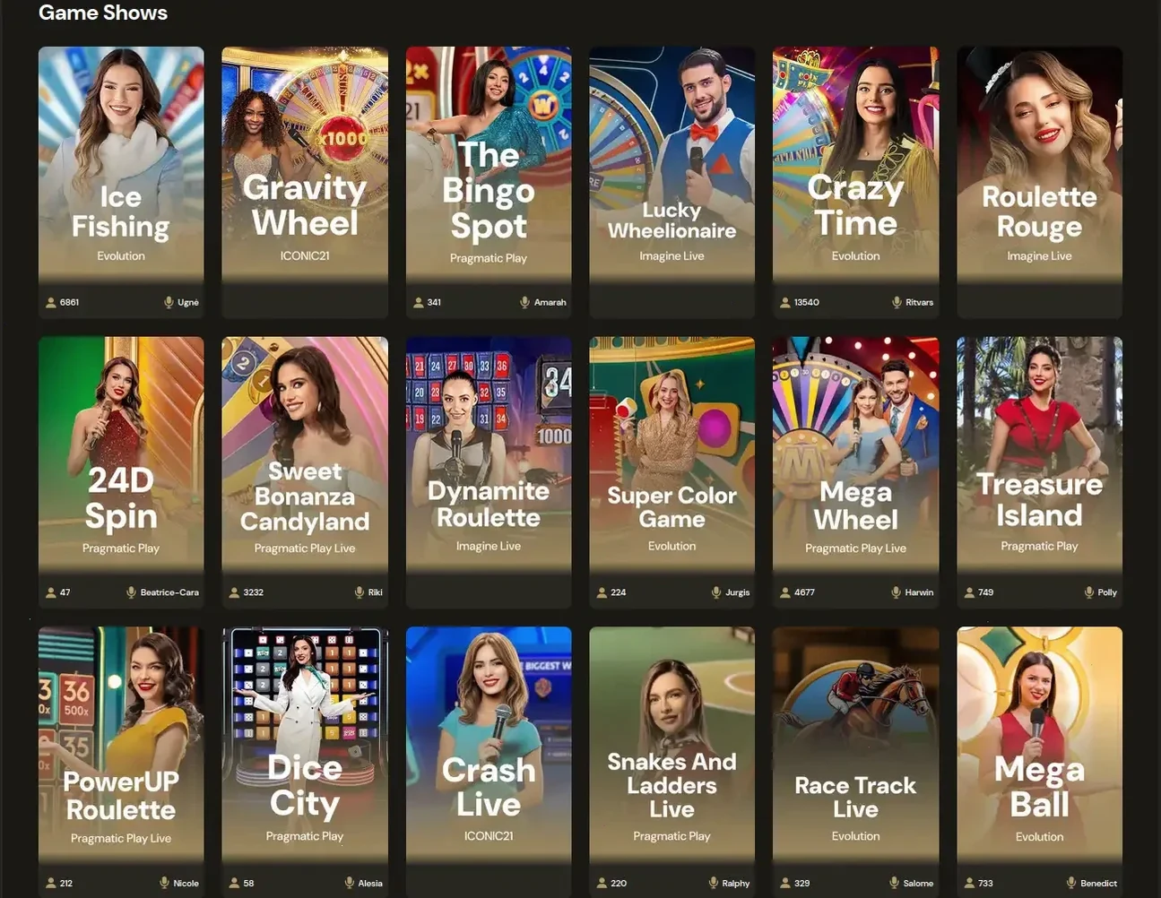 Only Spins Casino mobile Ansicht